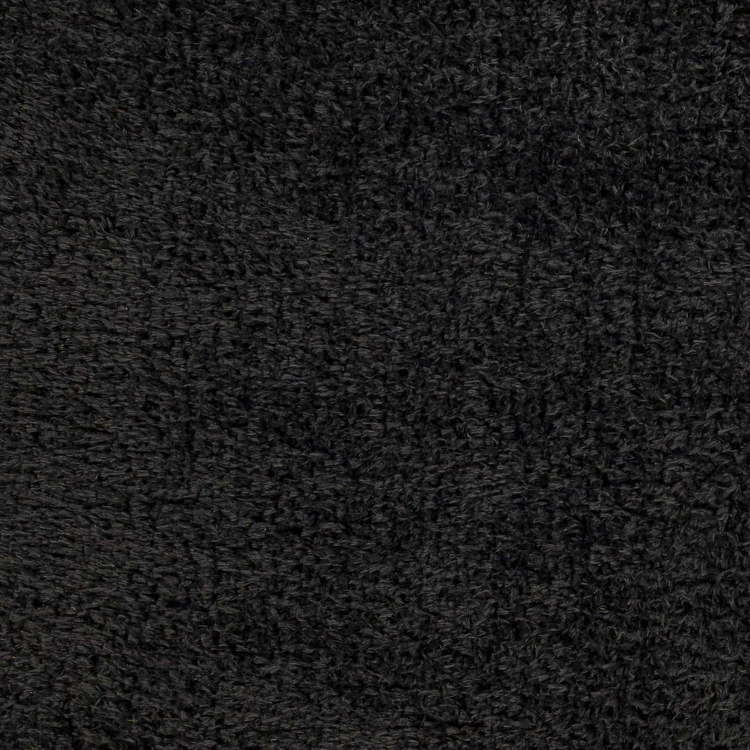 Mampurog Black Modern Solid Design Rug