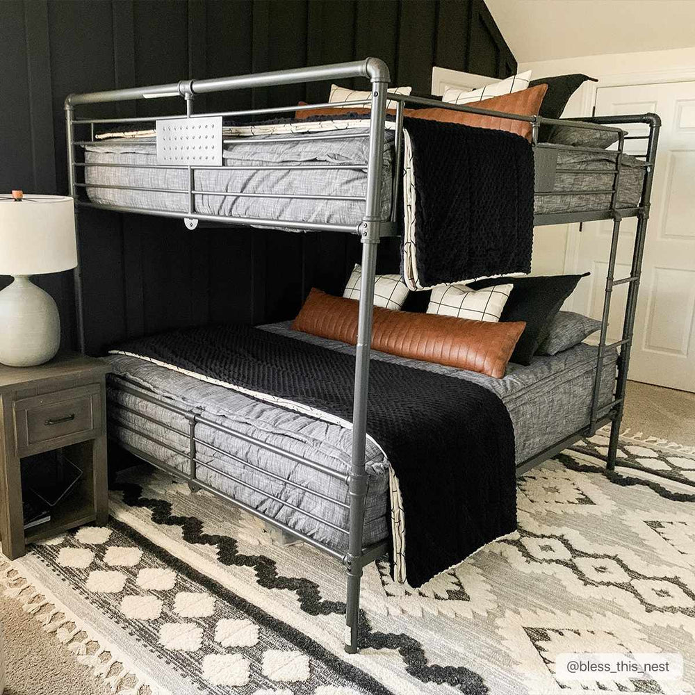 Dinganen Gray And Cream Contemporary Style Area Rug - The Rug Decor