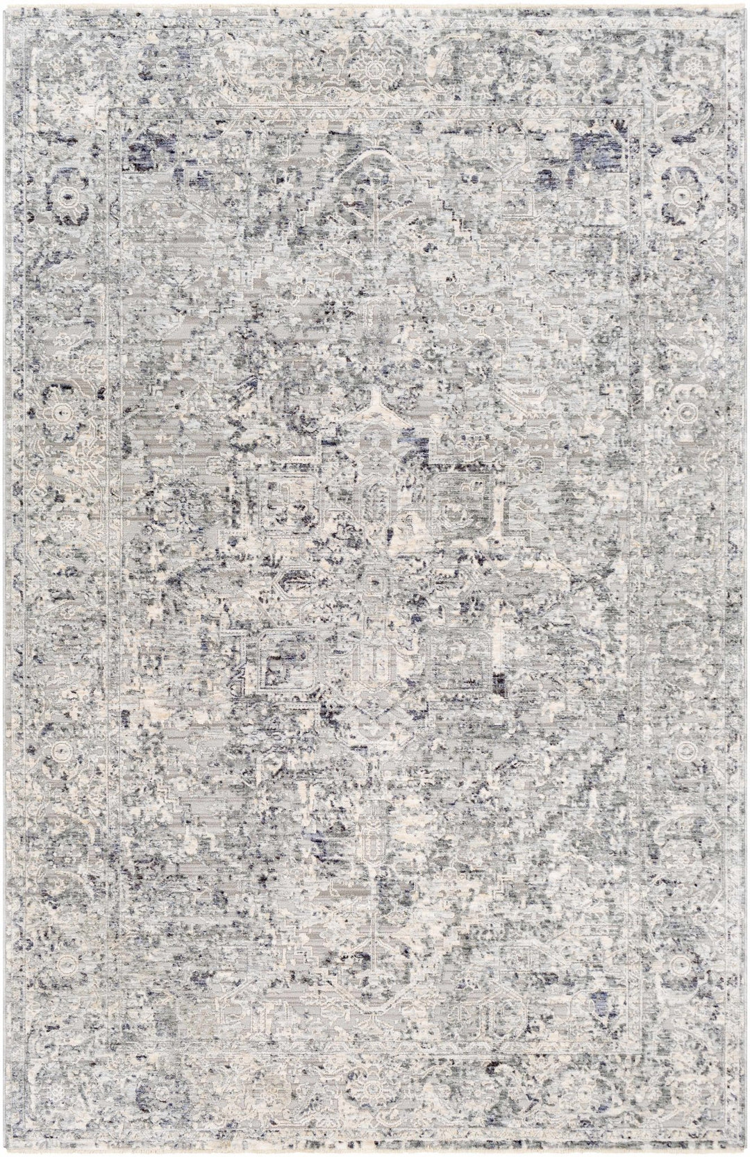 Dingwall Traditional Style Charcoal And Gray Area Rug - The Rug Decor