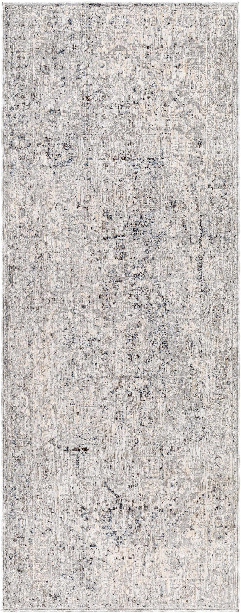 Dingwall Traditional Style Charcoal And Gray Area Rug - The Rug Decor