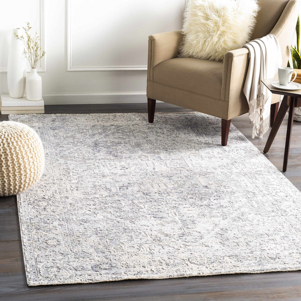 Dingwall Traditional Style Charcoal And Gray Area Rug - The Rug Decor