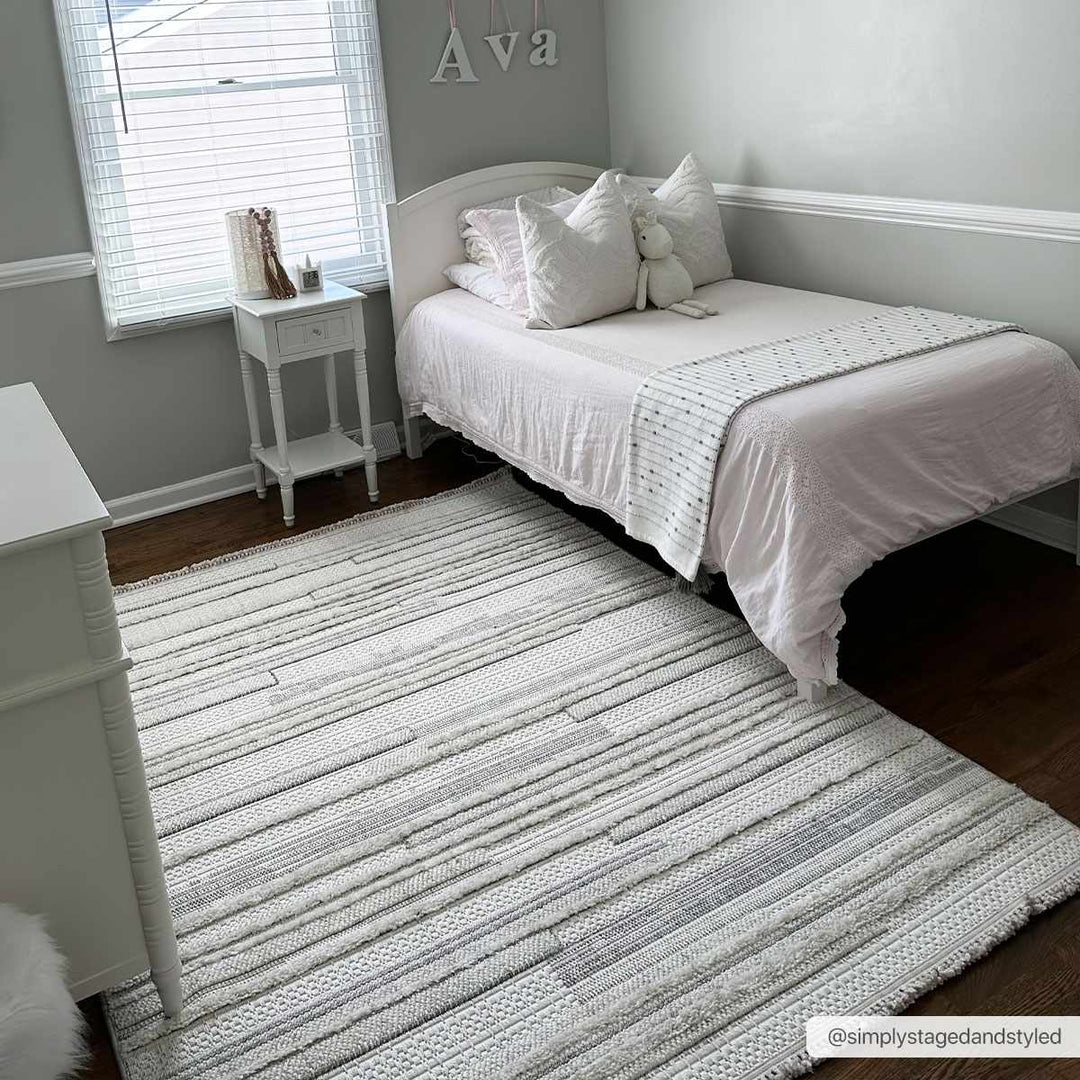 Dishman Contemporary Style Gray Rug - The Rug Decor