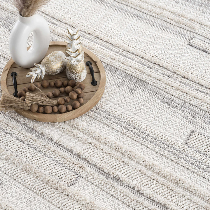 Dishman Contemporary Style Gray Rug - The Rug Decor