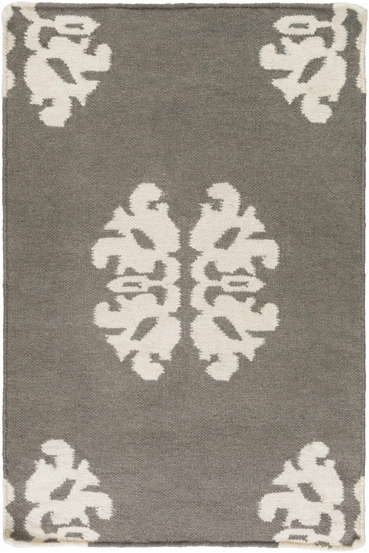 Dillsboro Contemporary Style Gray And Ivory Hand Woven Area Rug