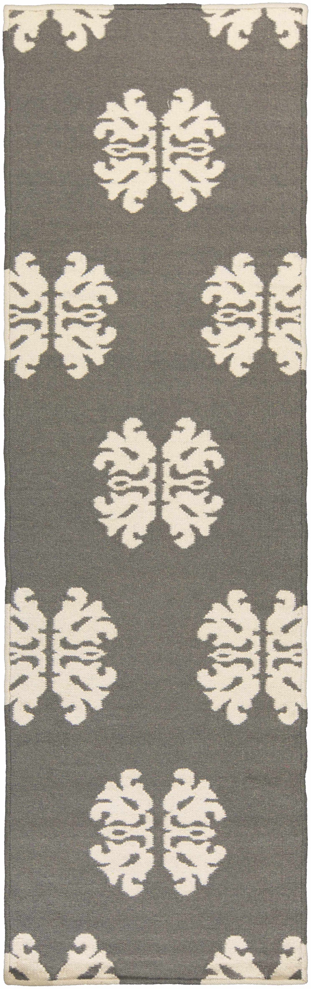 Dillsboro Contemporary Style Gray And Ivory Hand Woven Area Rug