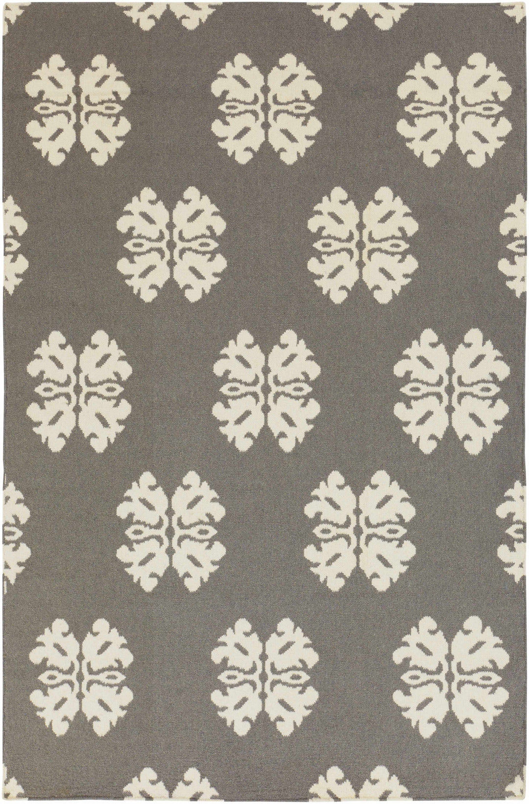 Dillsboro Contemporary Style Gray And Ivory Hand Woven Area Rug