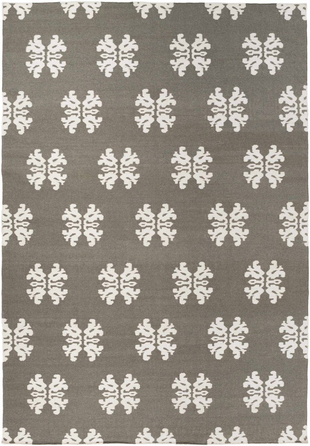 Dillsboro Contemporary Style Gray And Ivory Hand Woven Area Rug