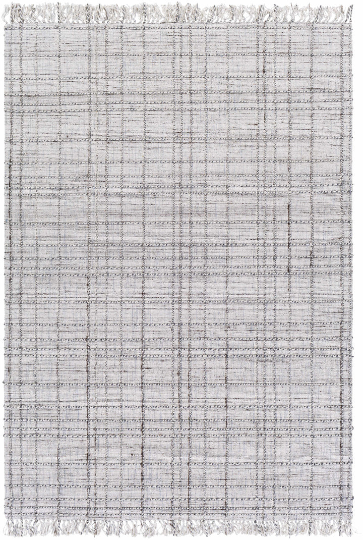 Delanco Modern Style Gray Hand Loom Area Rug