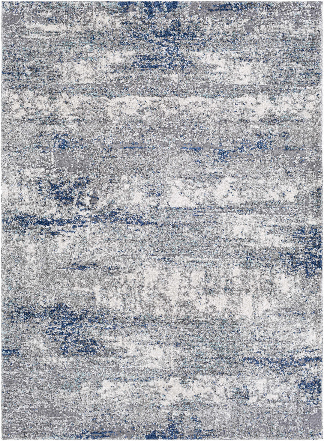 Diamond Gray And Blue Modern Abstract Design Area Rug