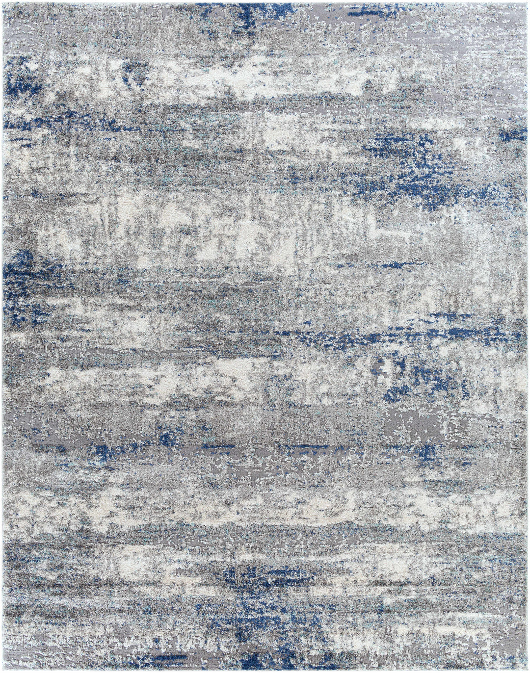 Diamond Gray And Blue Modern Abstract Design Area Rug