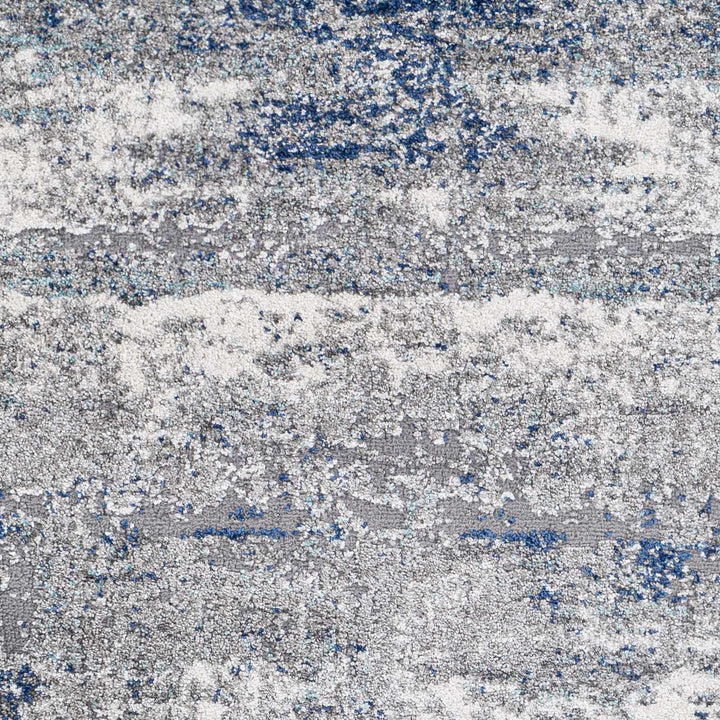 Diamond Gray And Blue Modern Abstract Design Area Rug