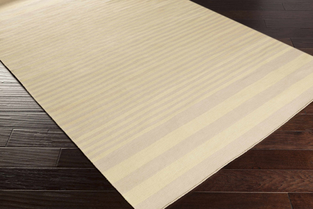 Donaghadee Modern Stripes Pattern Beige Hand Woven Area Rug - The Rug Decor