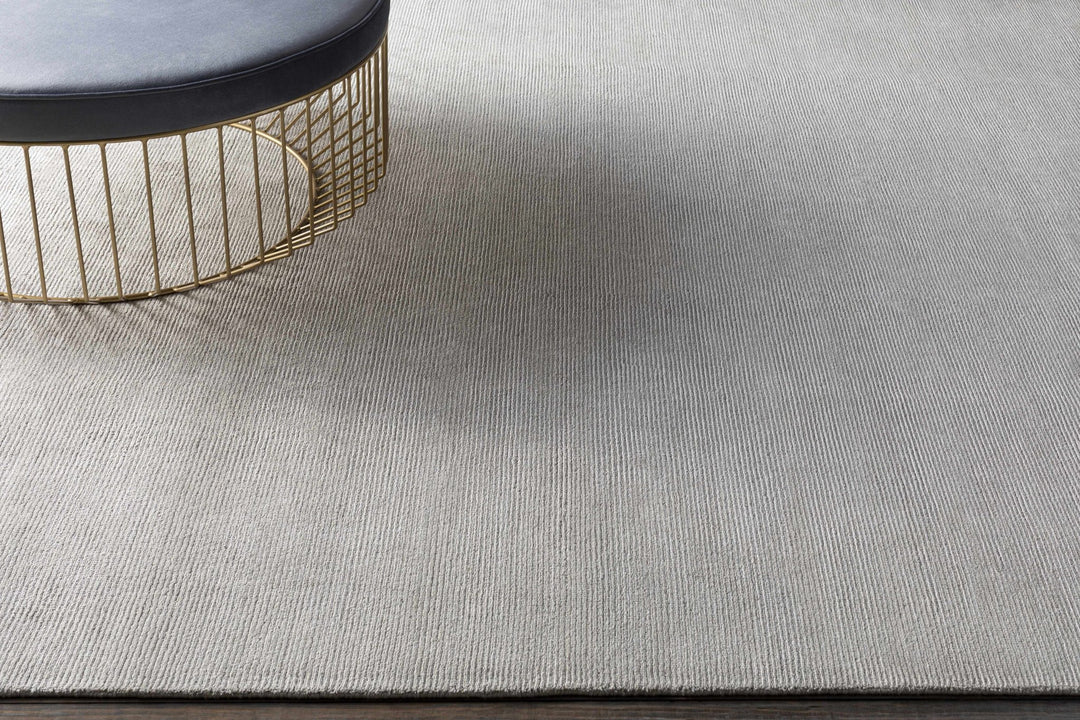 Donegal Taupe Modern Solid Design Hand Knotted Area Rug - The Rug Decor