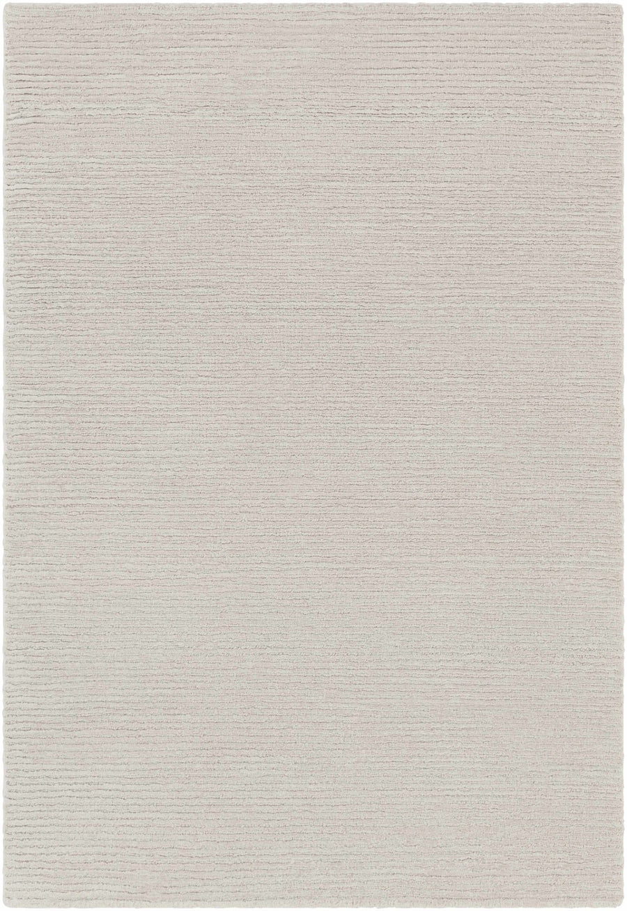 Donegal Taupe Modern Solid Design Hand Knotted Area Rug - The Rug Decor