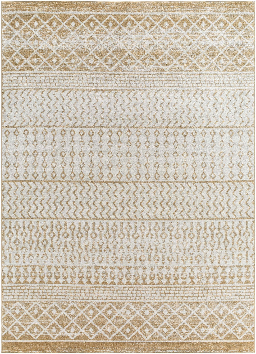 Dong Bohemian Camel And Ivory Rug - The Rug Decor