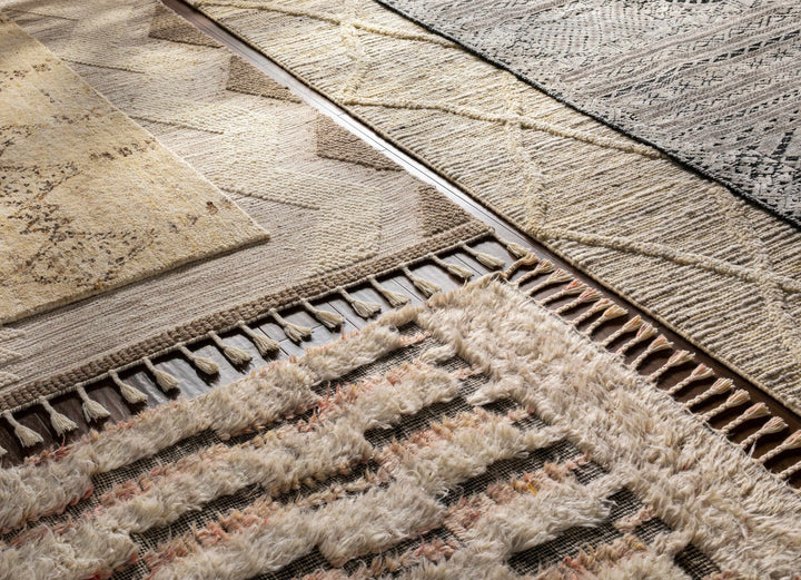 Donsol Contemporary Geometrical Beige And Gray Rug - The Rug Decor