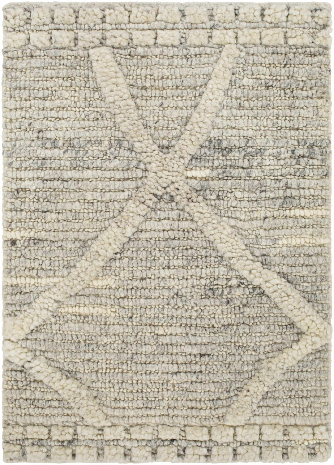 Donsol Contemporary Geometrical Beige And Gray Rug - The Rug Decor