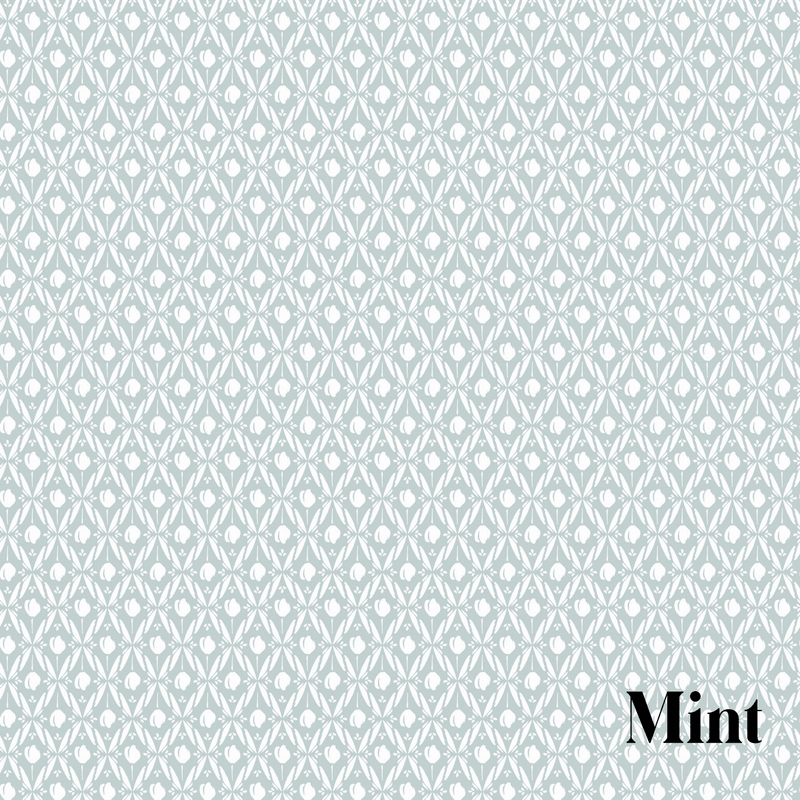 Dotted Diamond Design Pink, And Mint Self - Adhesive Wallpaper - The Rug Decor