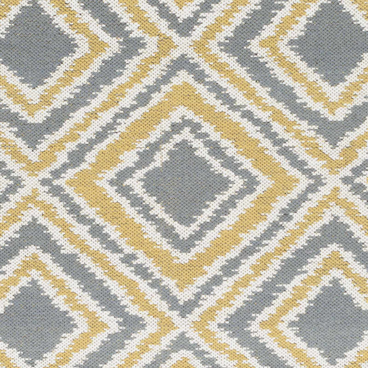 Druid Contemporary Mustard & Ivory Hand Woven Wool Rug - The Rug Decor