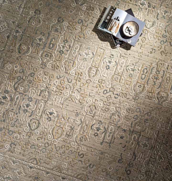 Dubbo Beige Traditional Style Hand Loom Area Rug