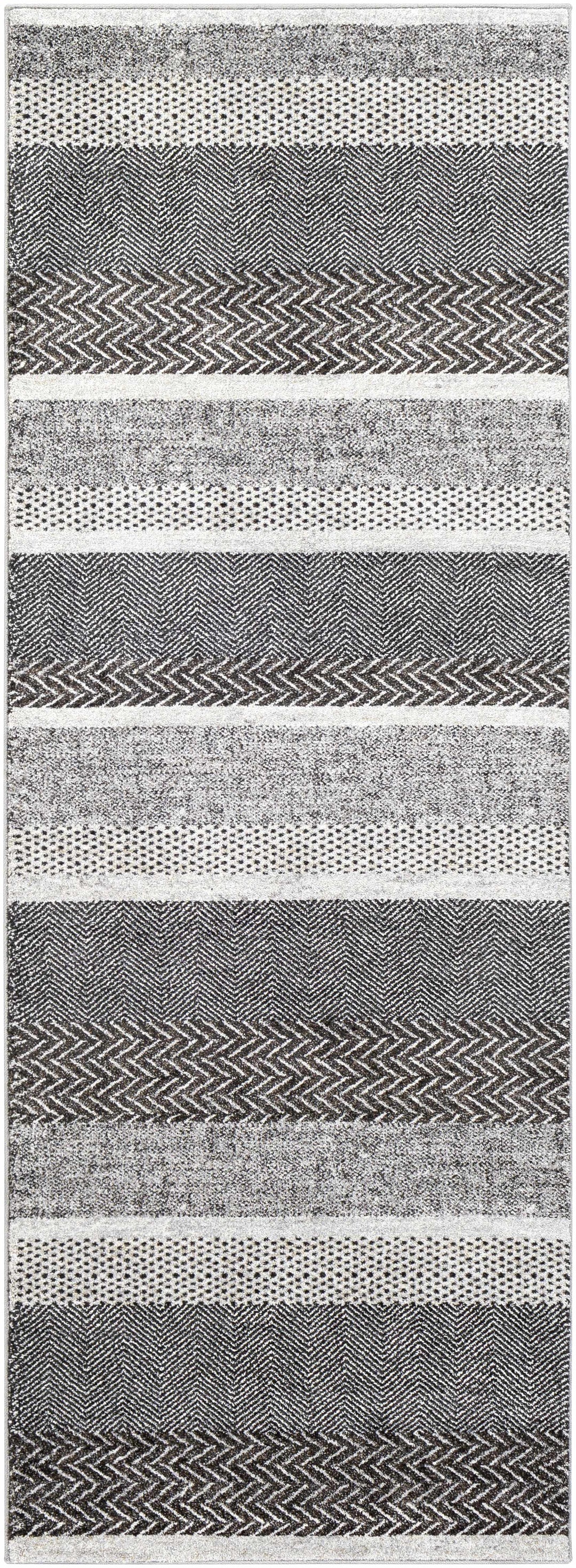 Dugginsville Contemporary Style Gray Area Rug
