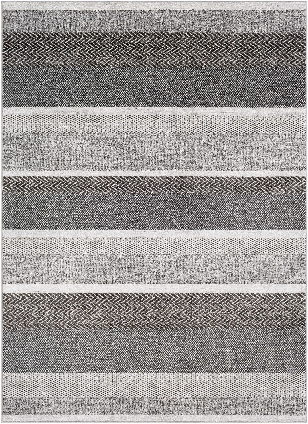 Dugginsville Contemporary Style Gray Area Rug