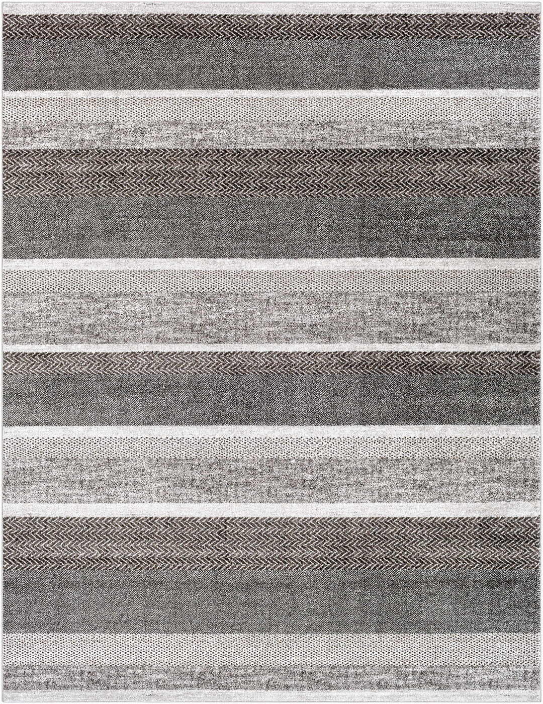 Dugginsville Contemporary Style Gray Area Rug