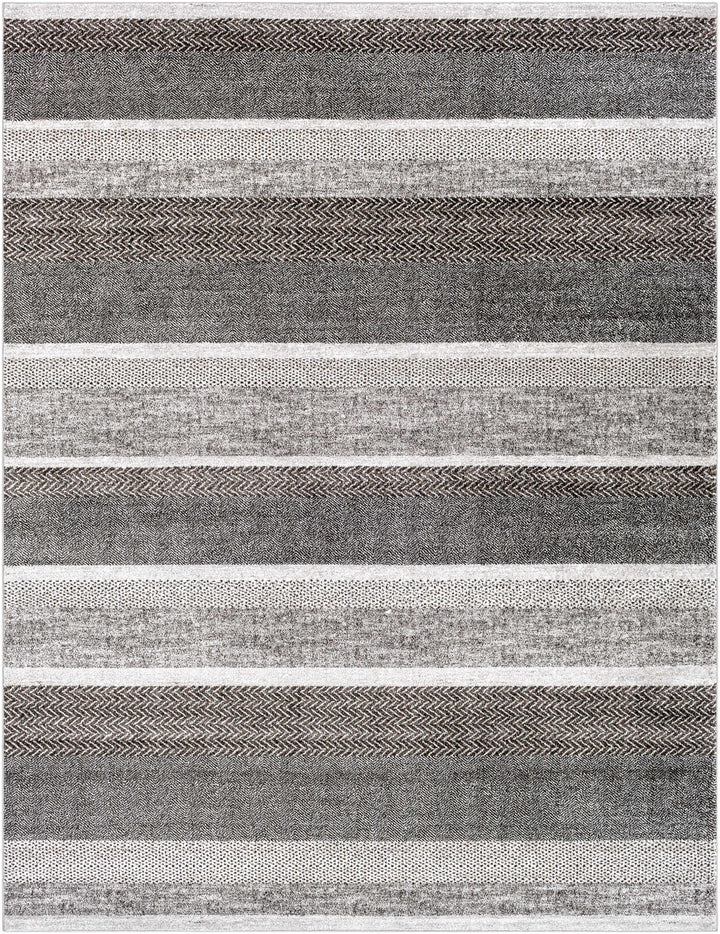 Dugginsville Contemporary Style Gray Area Rug