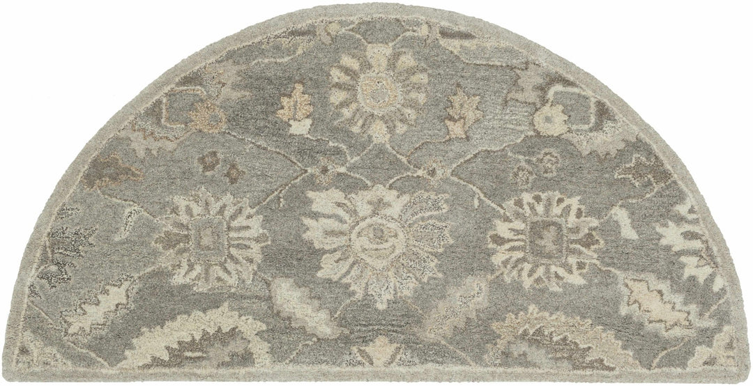 Dulles Traditional Style Taupe And Beige Hand Tufted Wool Rug - The Rug Decor