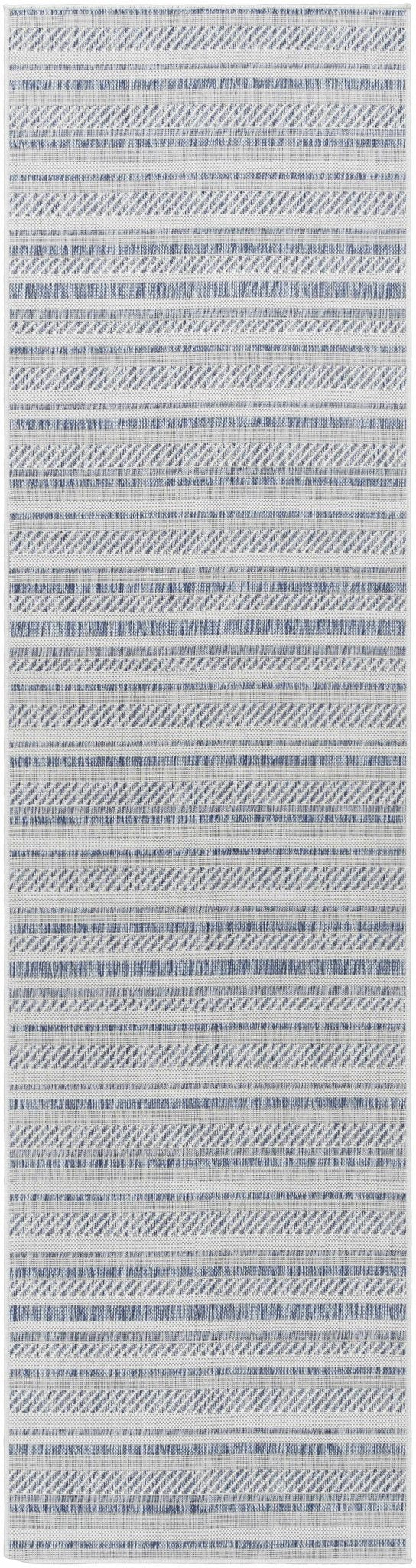 Dumalag Contemporary Style Blue And Beige Outdoor Rug - The Rug Decor