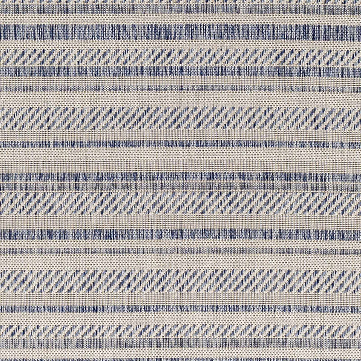 Dumalag Contemporary Style Blue And Beige Outdoor Rug - The Rug Decor