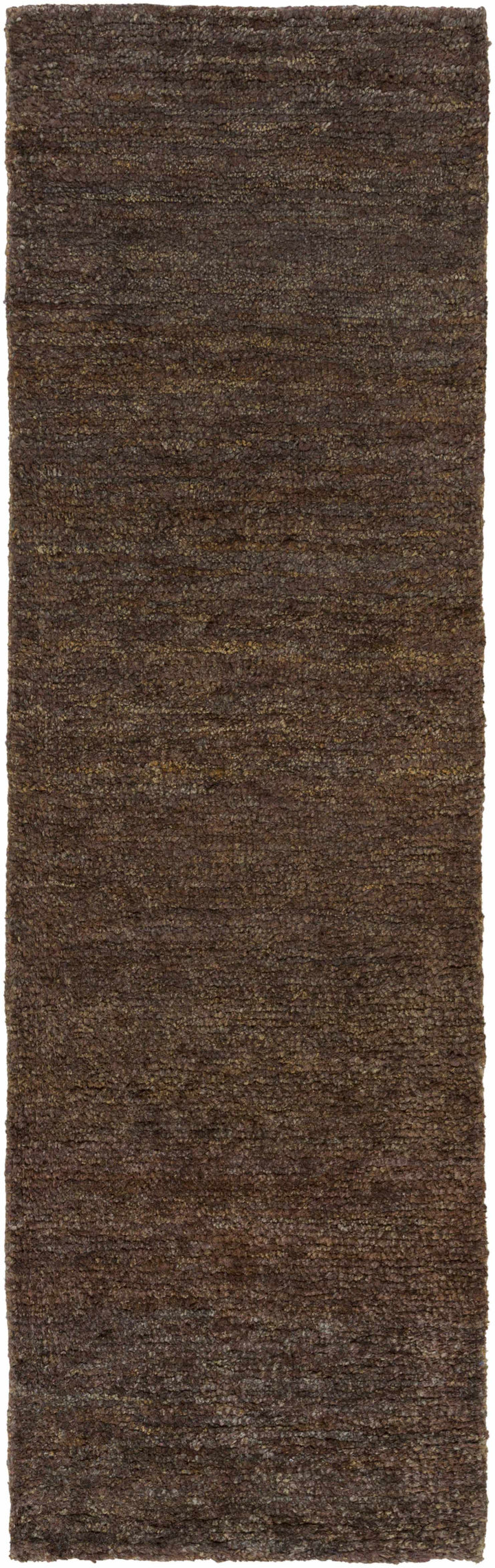 Dummerston Modern Solid Design Brown Hand Woven Carpet
