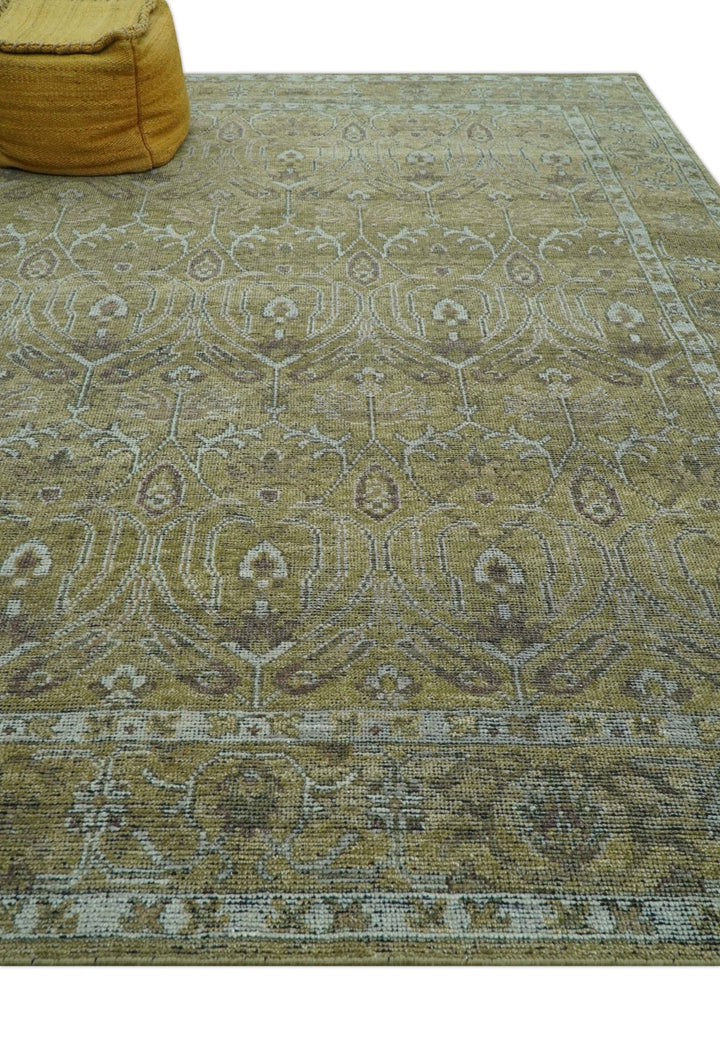 Dune Earthy Neutral Custom Made Camel Turkish Hand Knotted Wool Rug - The Rug Decor