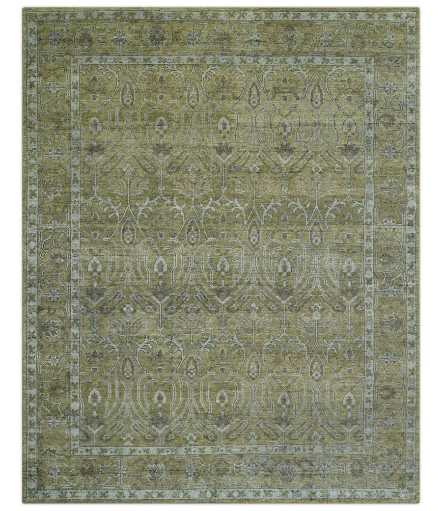 Dune Earthy Neutral Custom Made Camel Turkish Hand Knotted Wool Rug - The Rug Decor