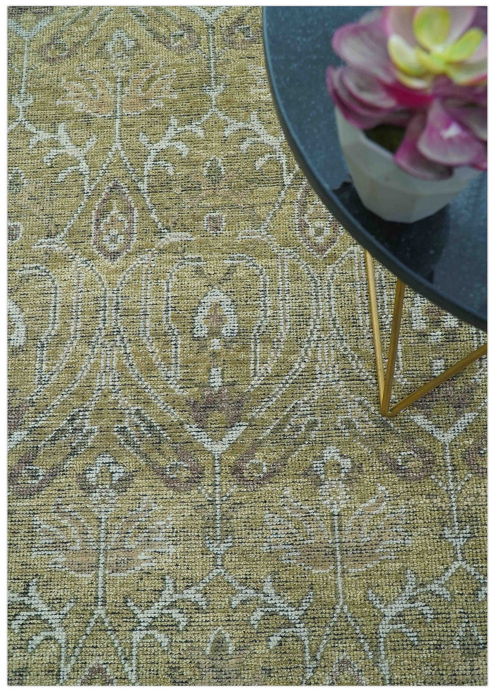 Dune Earthy Neutral Custom Made Camel Turkish Hand Knotted Wool Rug - The Rug Decor
