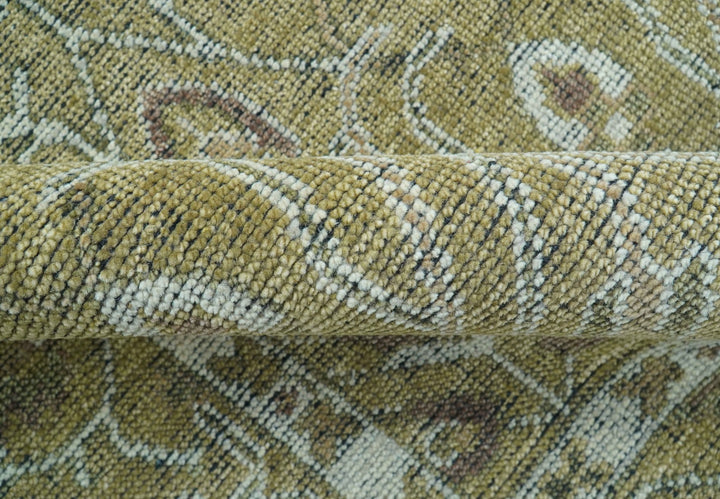 Dune Earthy Neutral Custom Made Camel Turkish Hand Knotted Wool Rug - The Rug Decor