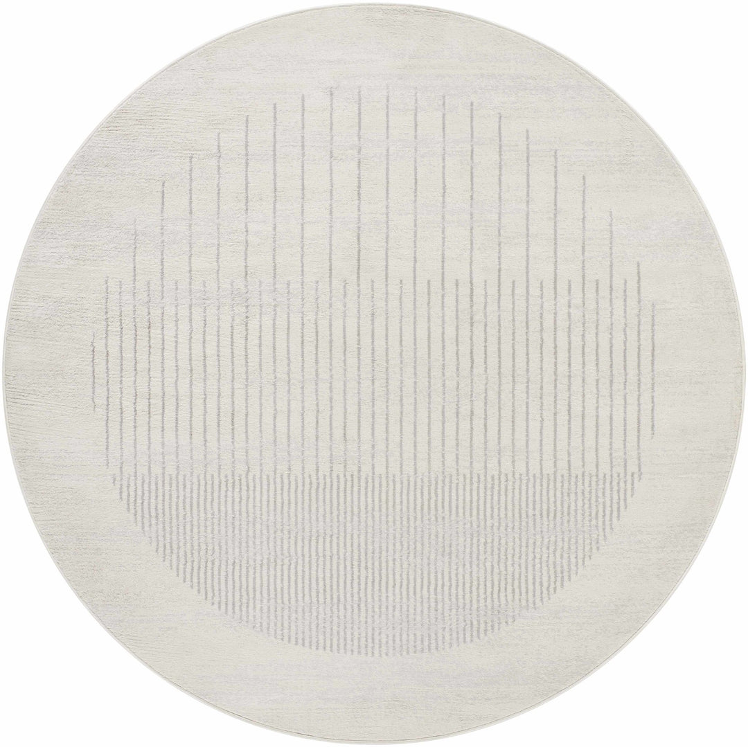 Dung Contemporary Geometrical Gray And Ivory Rug - The Rug Decor