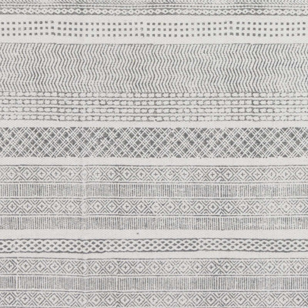 Durbin Modern Style Ivory Hand Woven Cotton Area Rug - The Rug Decor