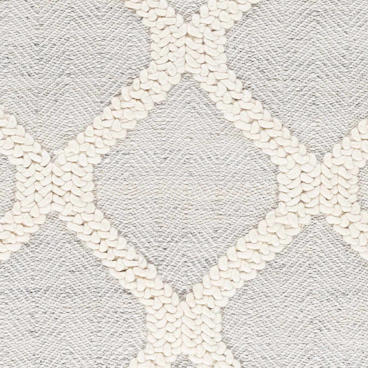 Dusan Modern Geometrical Gray And Ivory Rug - The Rug Decor