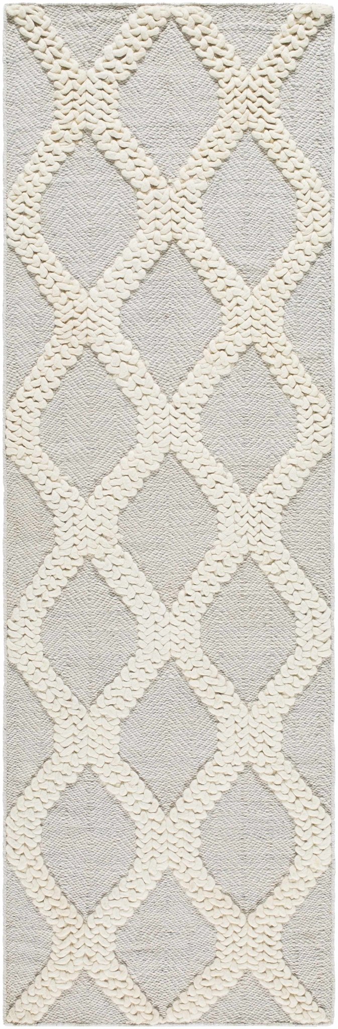 Dusan Modern Geometrical Gray And Ivory Rug - The Rug Decor