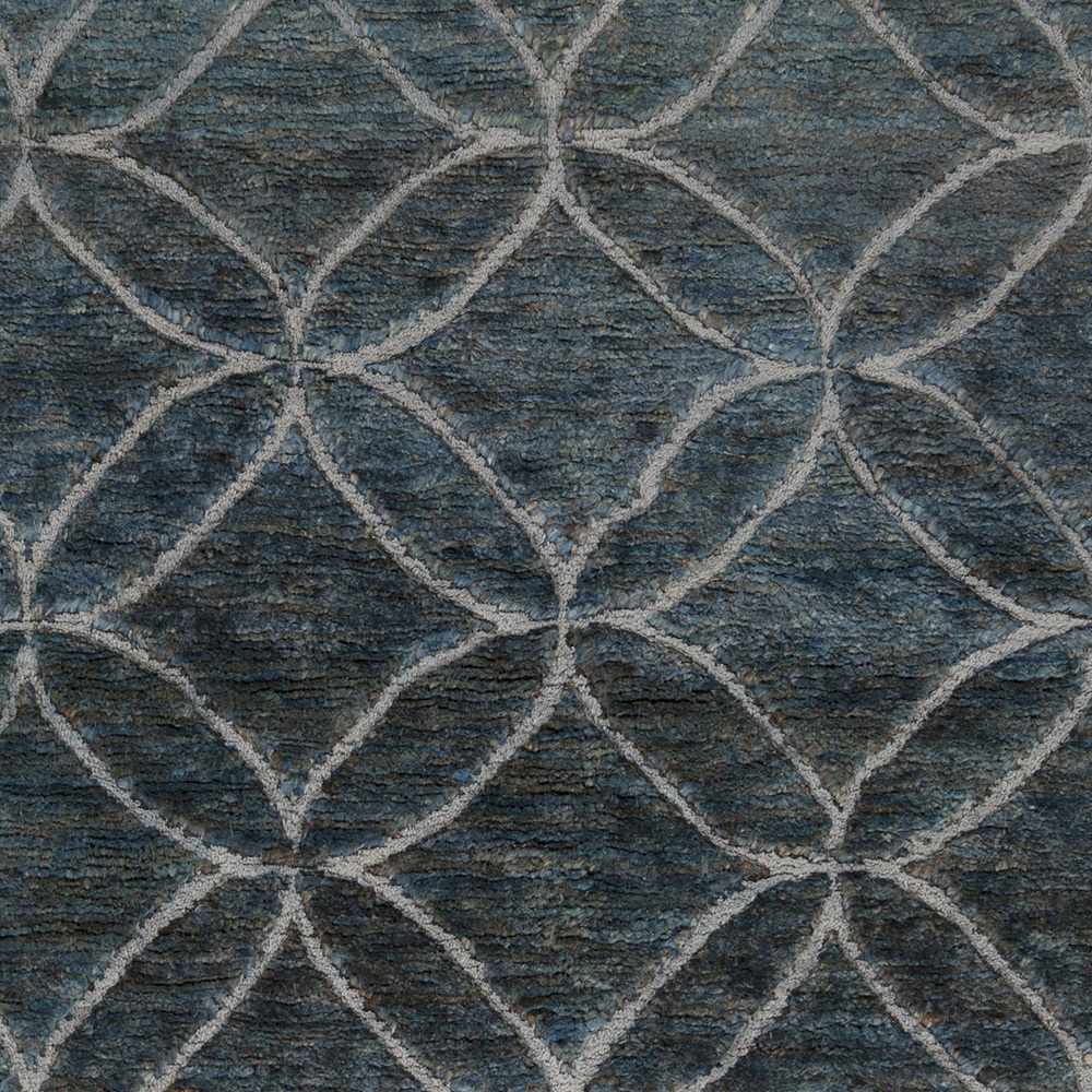 Duson Charcoal Modern Style Hand Knotted Wool Area Rug - The Rug Decor