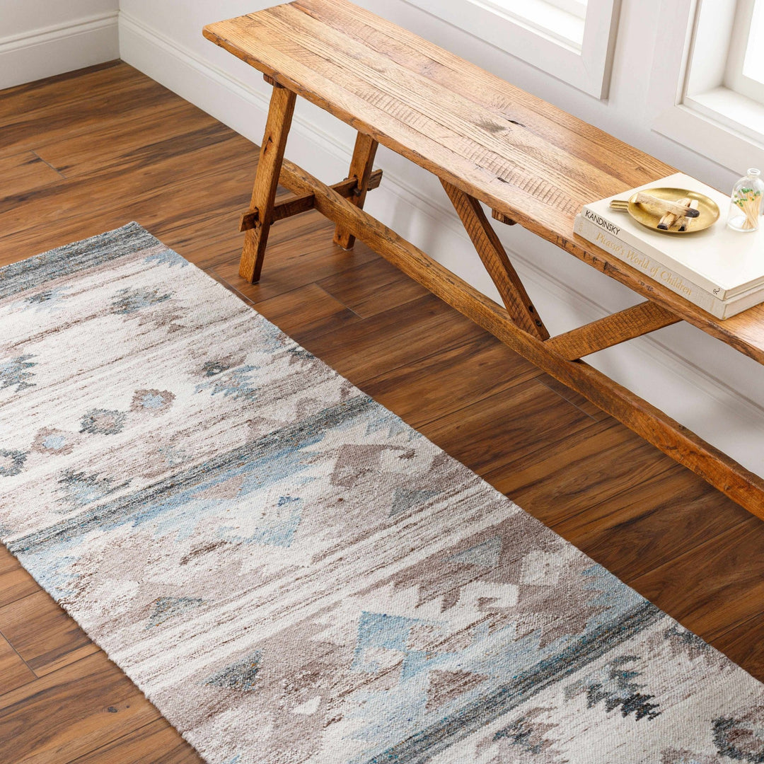 Duyen Modern Ivory Southwestern Hand Woven Area Rug - The Rug Decor