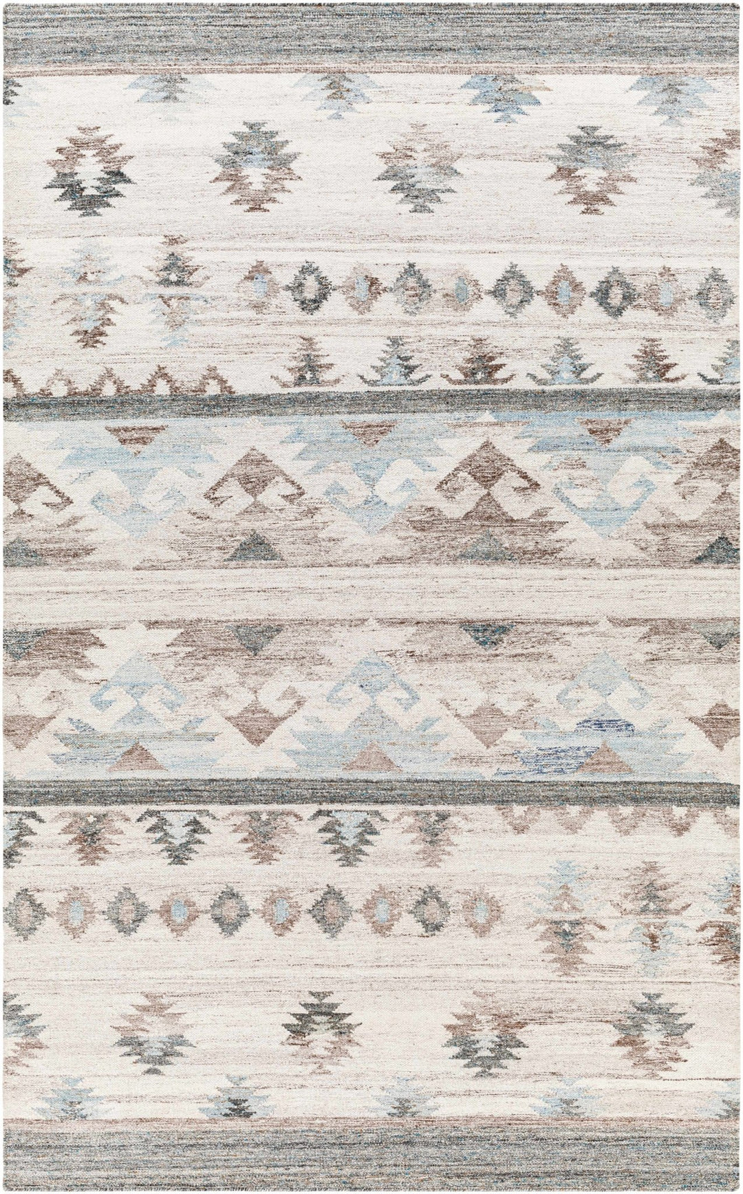 Duyen Modern Ivory Southwestern Hand Woven Area Rug - The Rug Decor