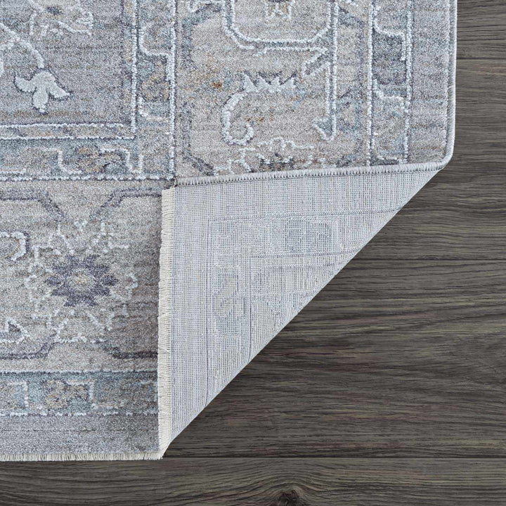 Earlsfield Traditional Medallion Design Blue Area Rug - The Rug Decor