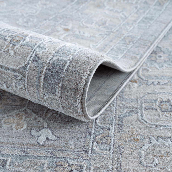 Earlsfield Traditional Medallion Design Blue Area Rug - The Rug Decor