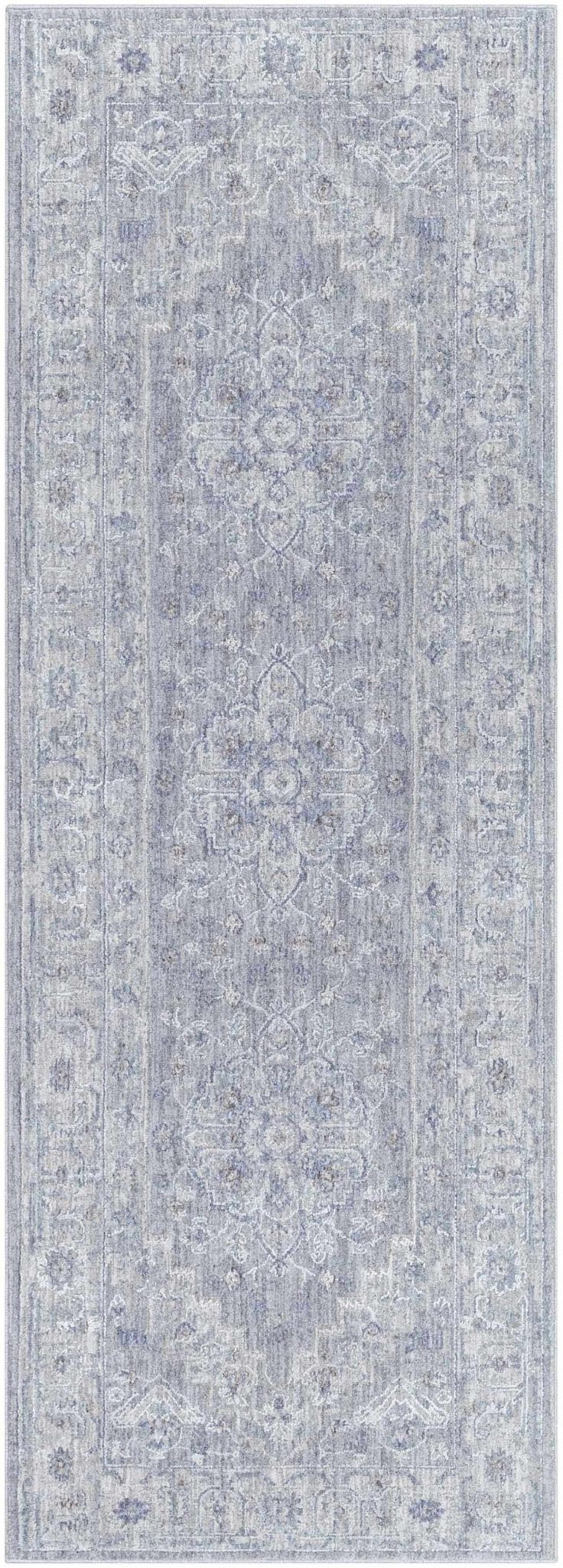 Earlsfield Traditional Medallion Design Blue Area Rug - The Rug Decor