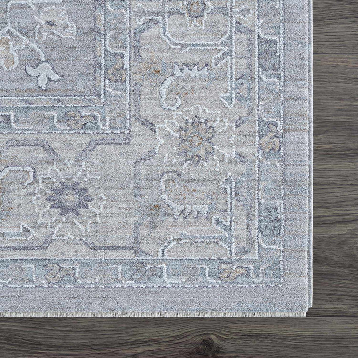Earlsfield Traditional Medallion Design Blue Area Rug - The Rug Decor