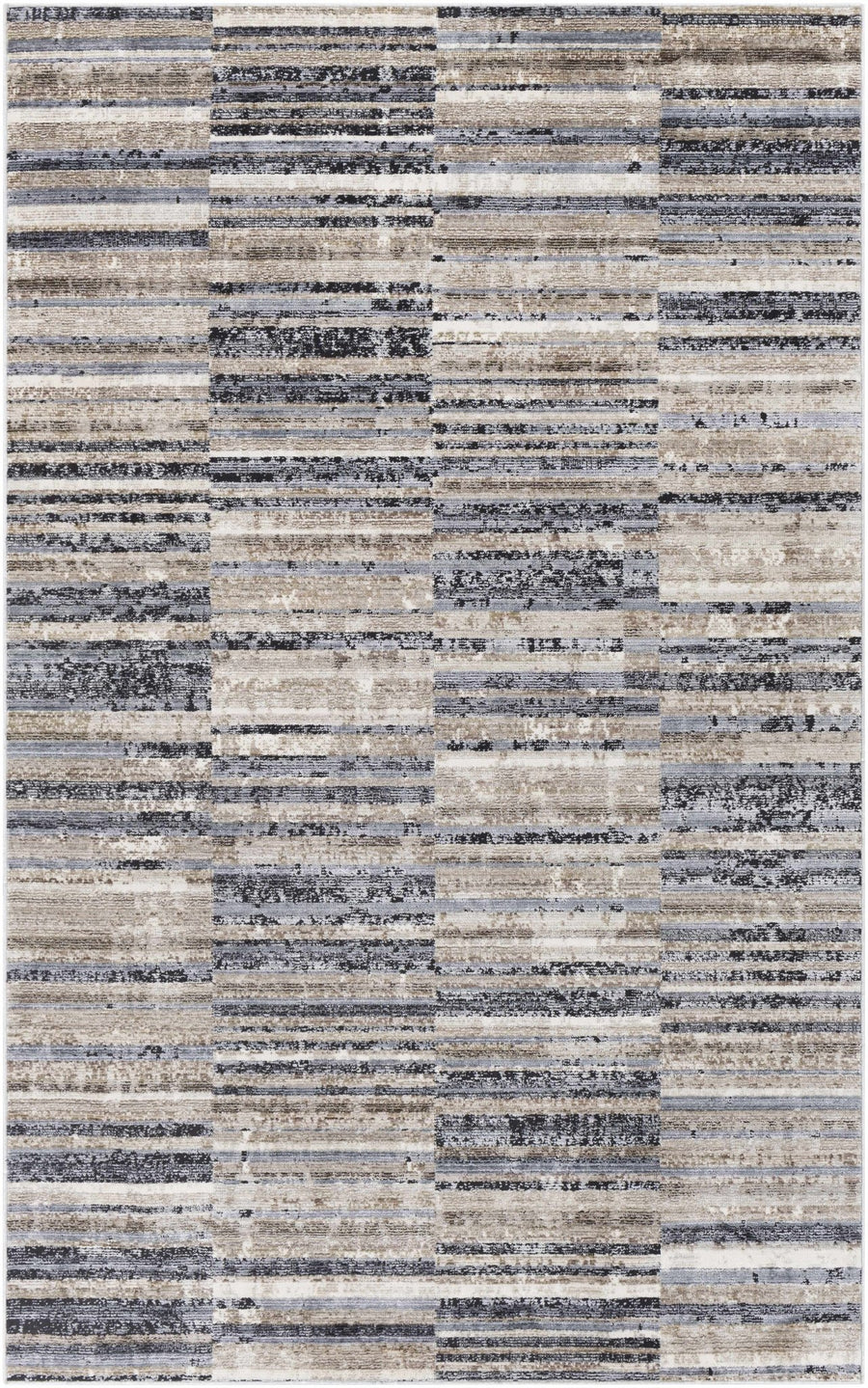 Eastlakes Contemporary Abstract Gray And Beige Area Rug - The Rug Decor