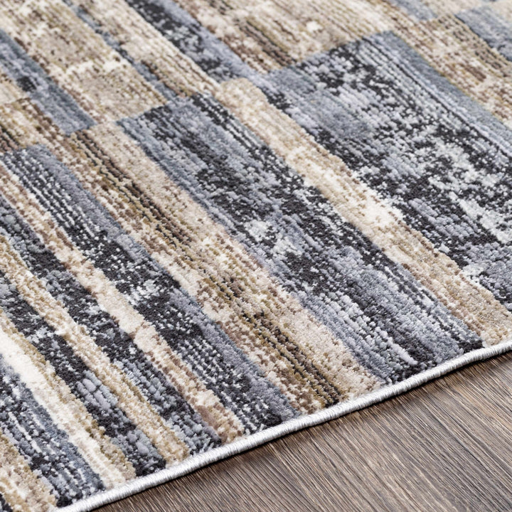 Eastlakes Contemporary Abstract Gray And Beige Area Rug - The Rug Decor