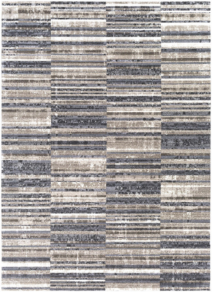 Eastlakes Contemporary Abstract Gray And Beige Area Rug - The Rug Decor
